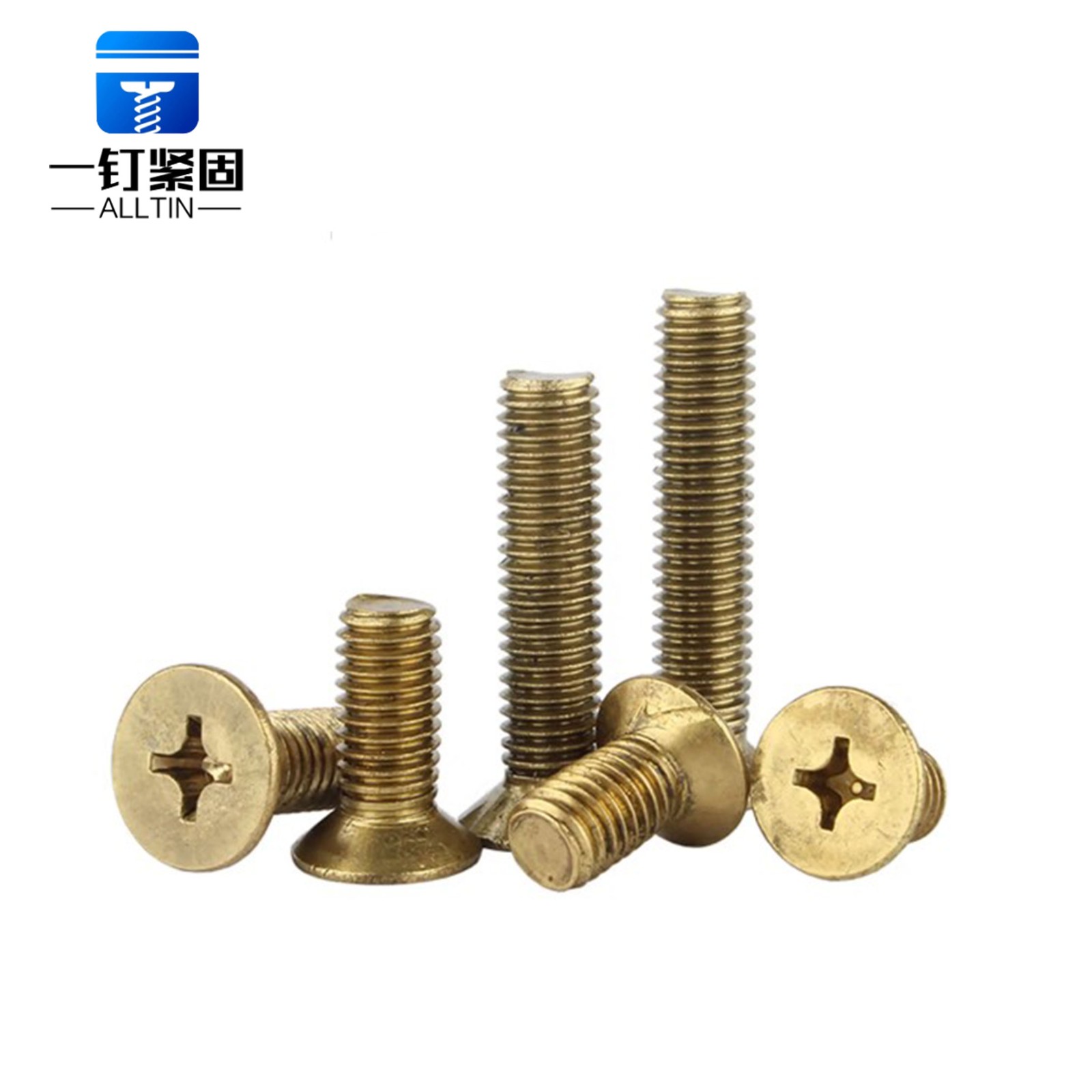 Copper Phillips Flat Head Machine Screw