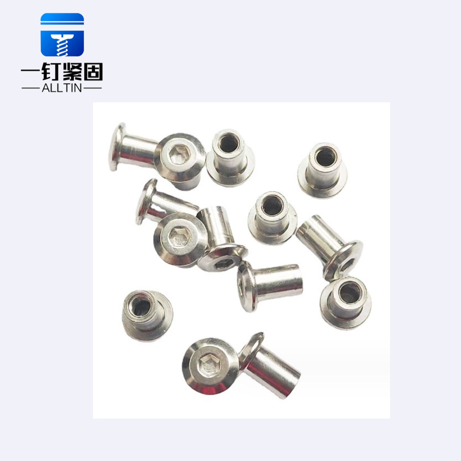 hexagon flat head Chicago screws