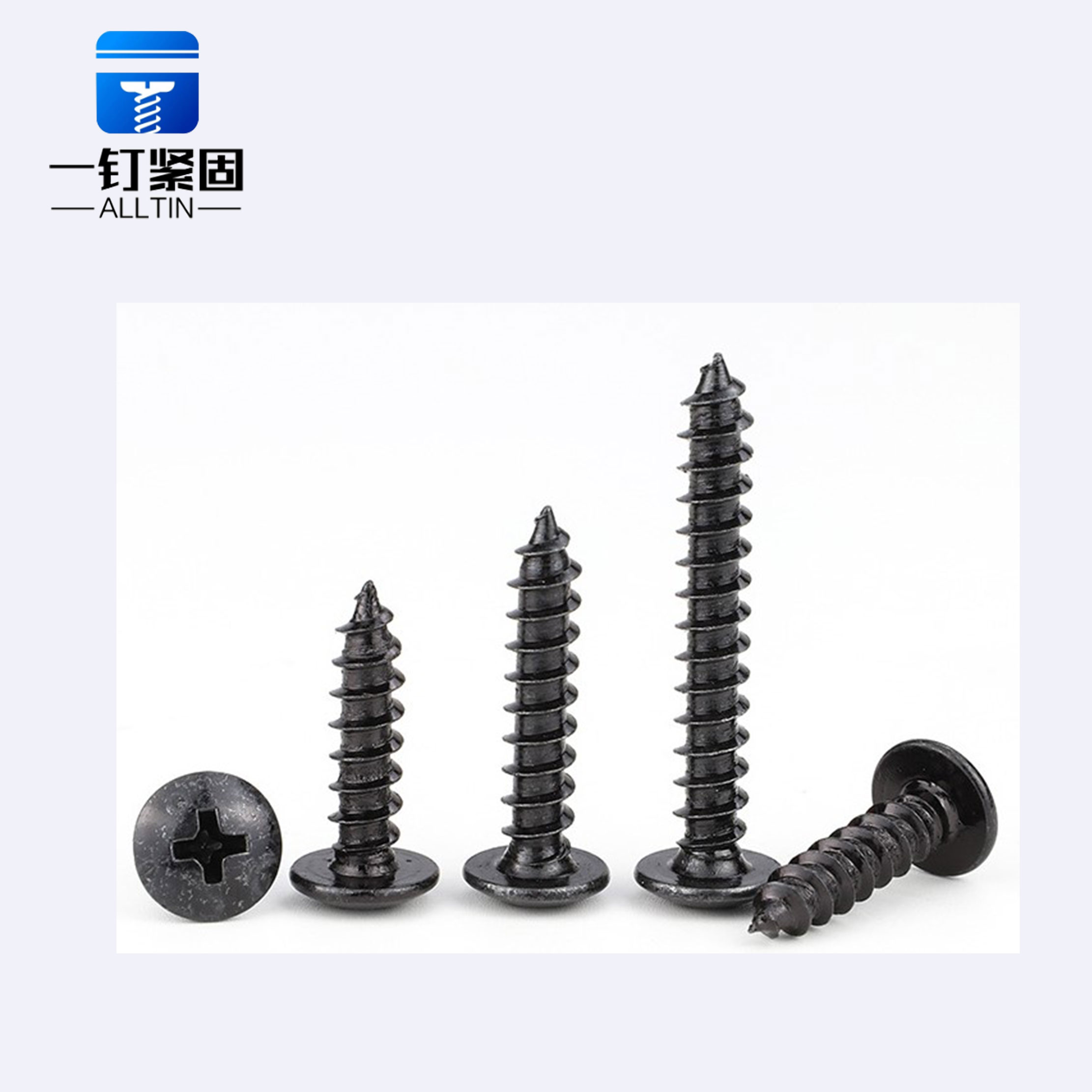 black philips truss head tapping screw