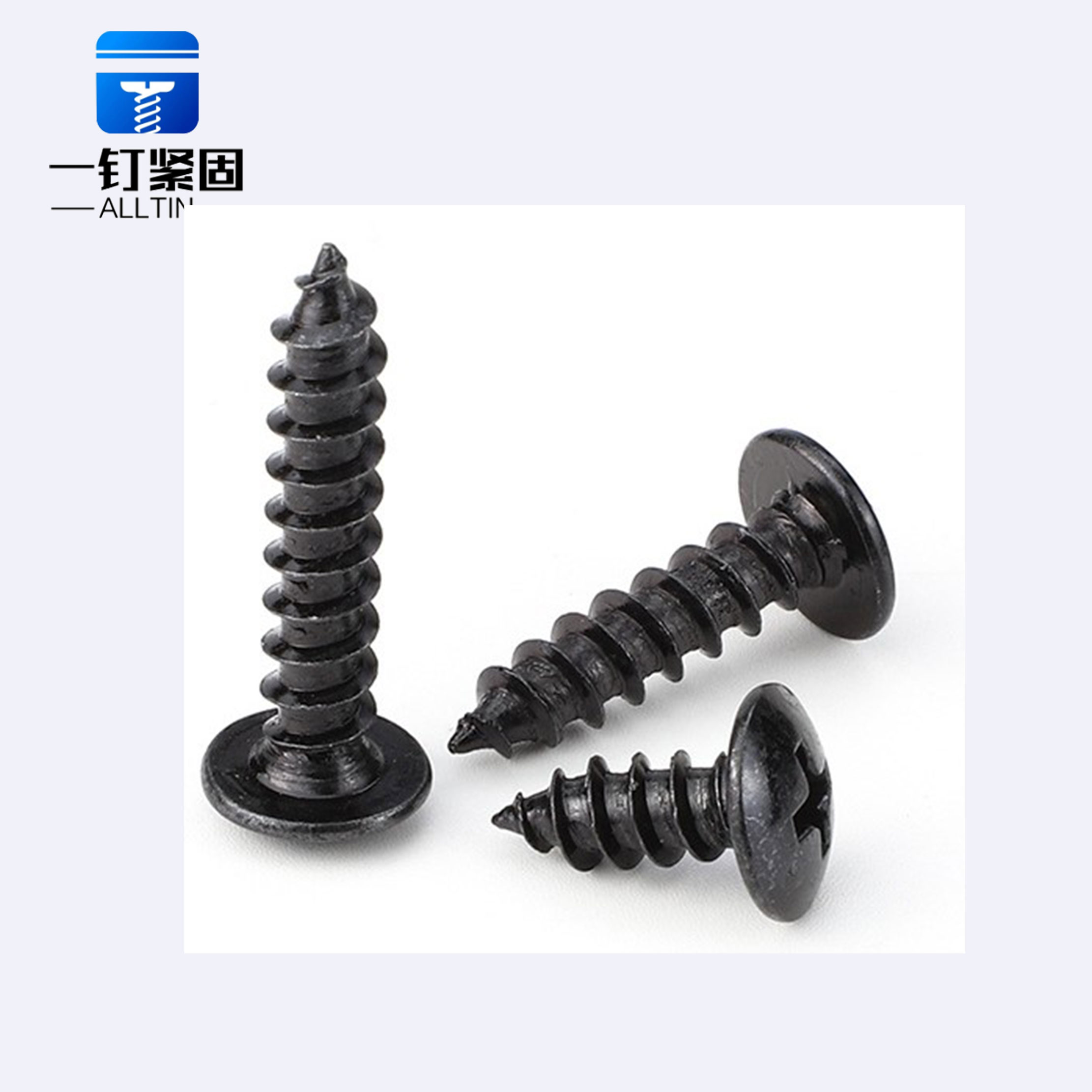 black philips truss head tapping screw