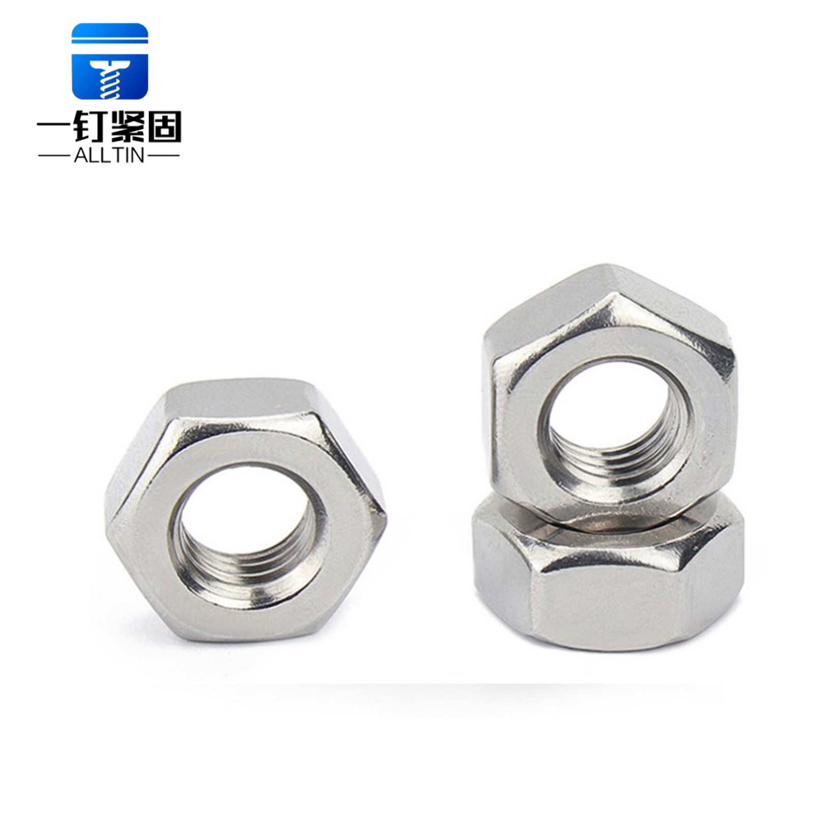 galvanized American hexagonal nuts