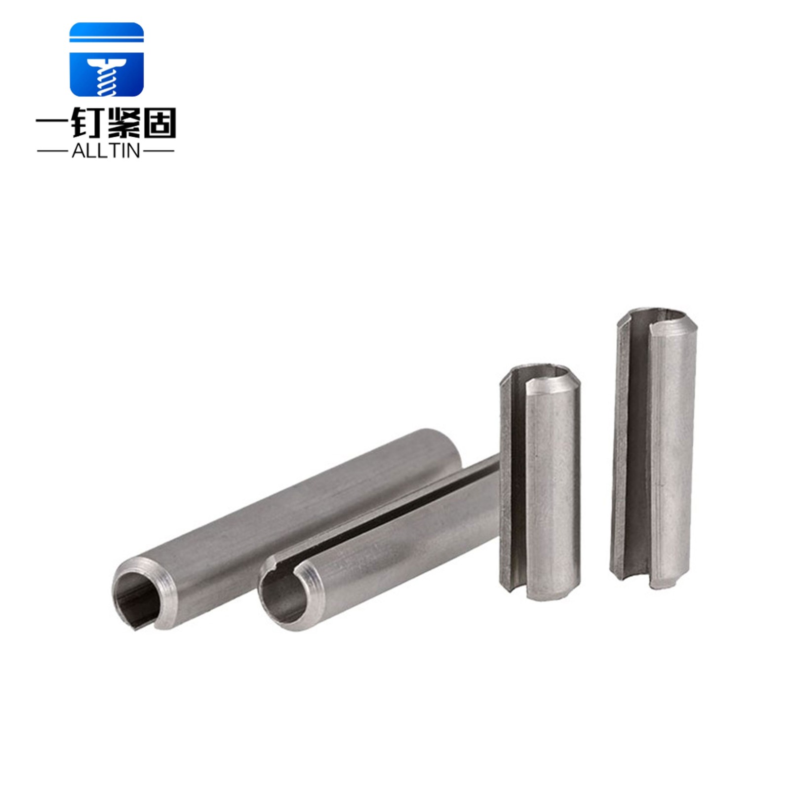 perforated elastic hollow cylindrical pins