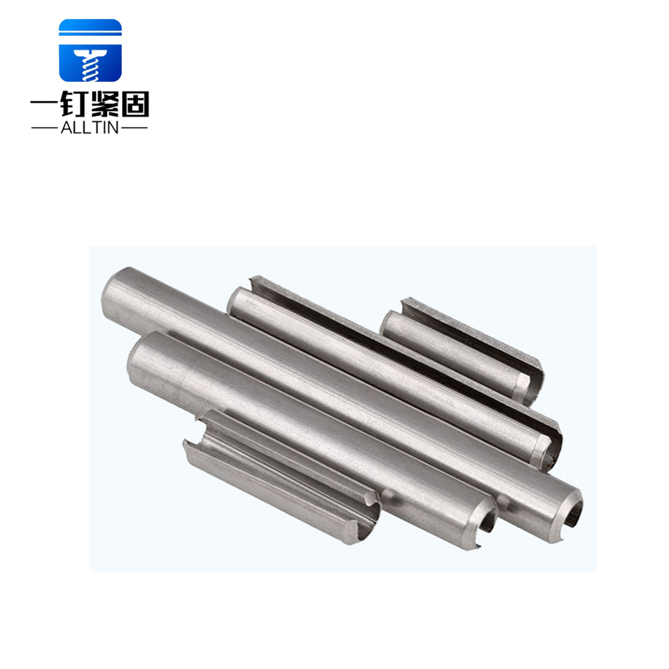 perforated elastic hollow cylindrical pins