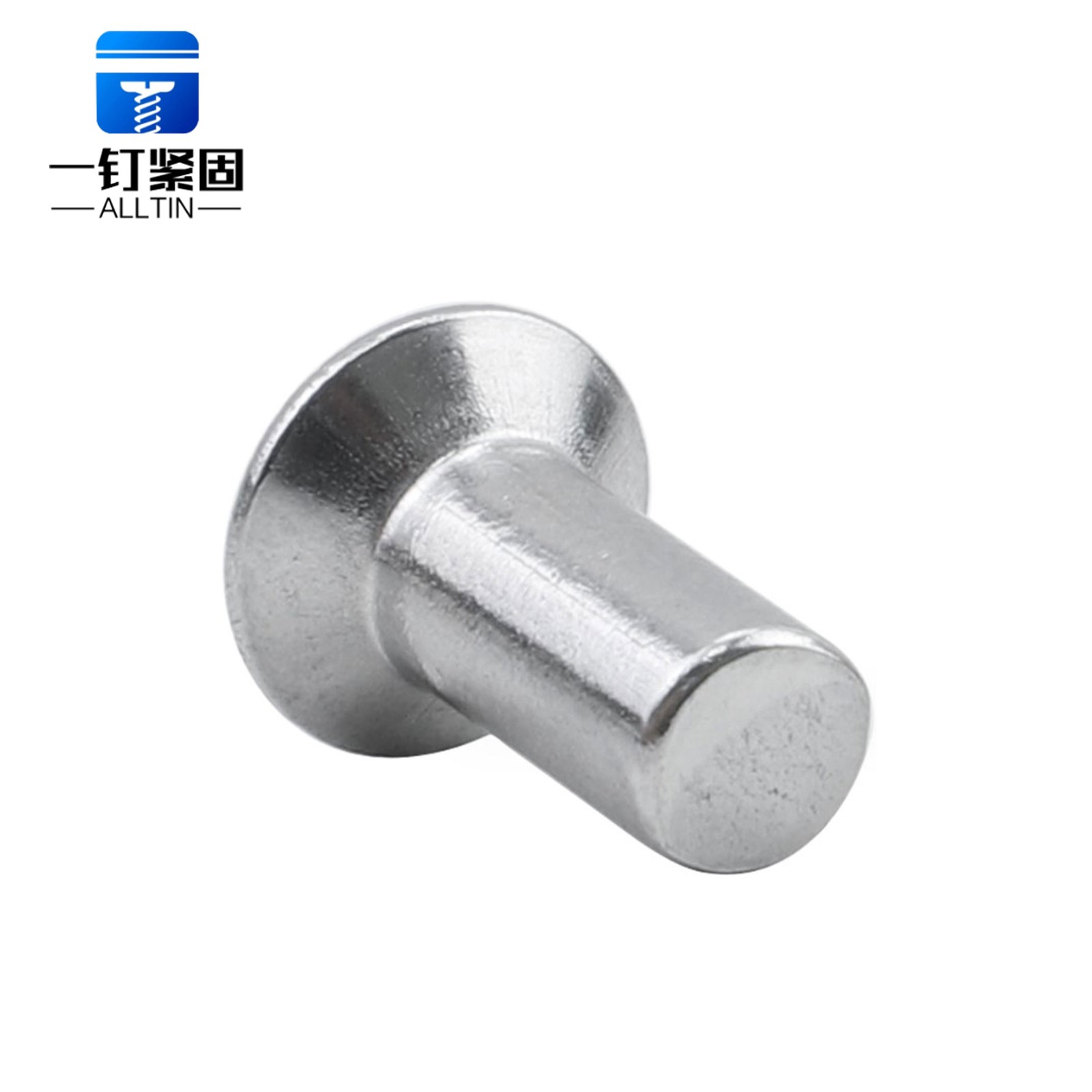 flat head solid rivet