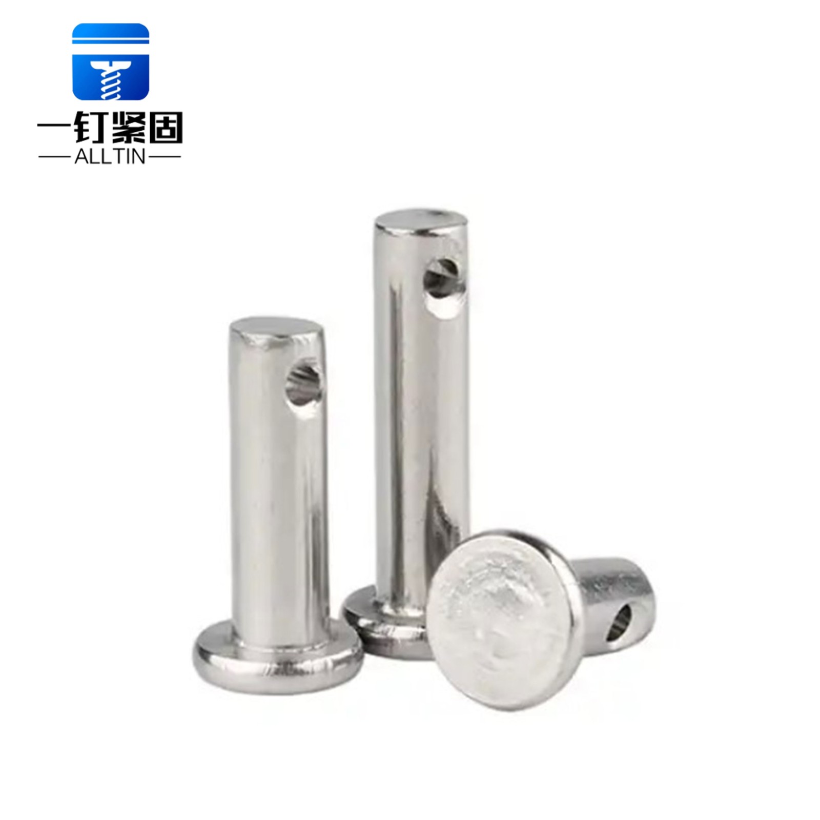 clevis pin with flat...