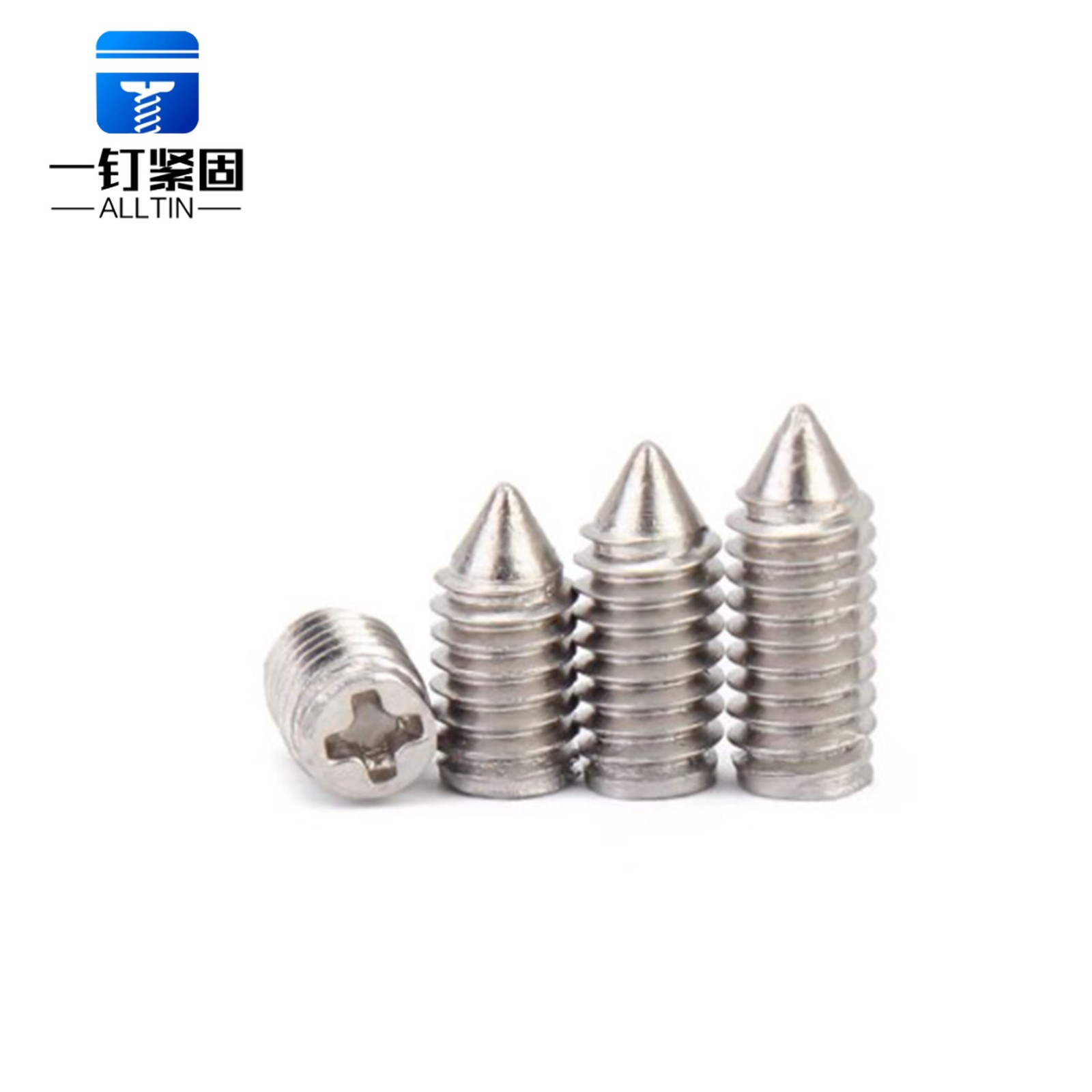 self-pin custom high strength cross slot setting screw